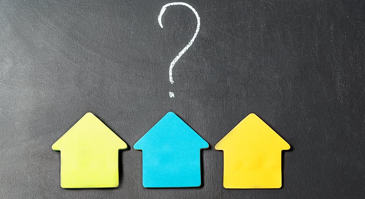 Question mark in selling a house