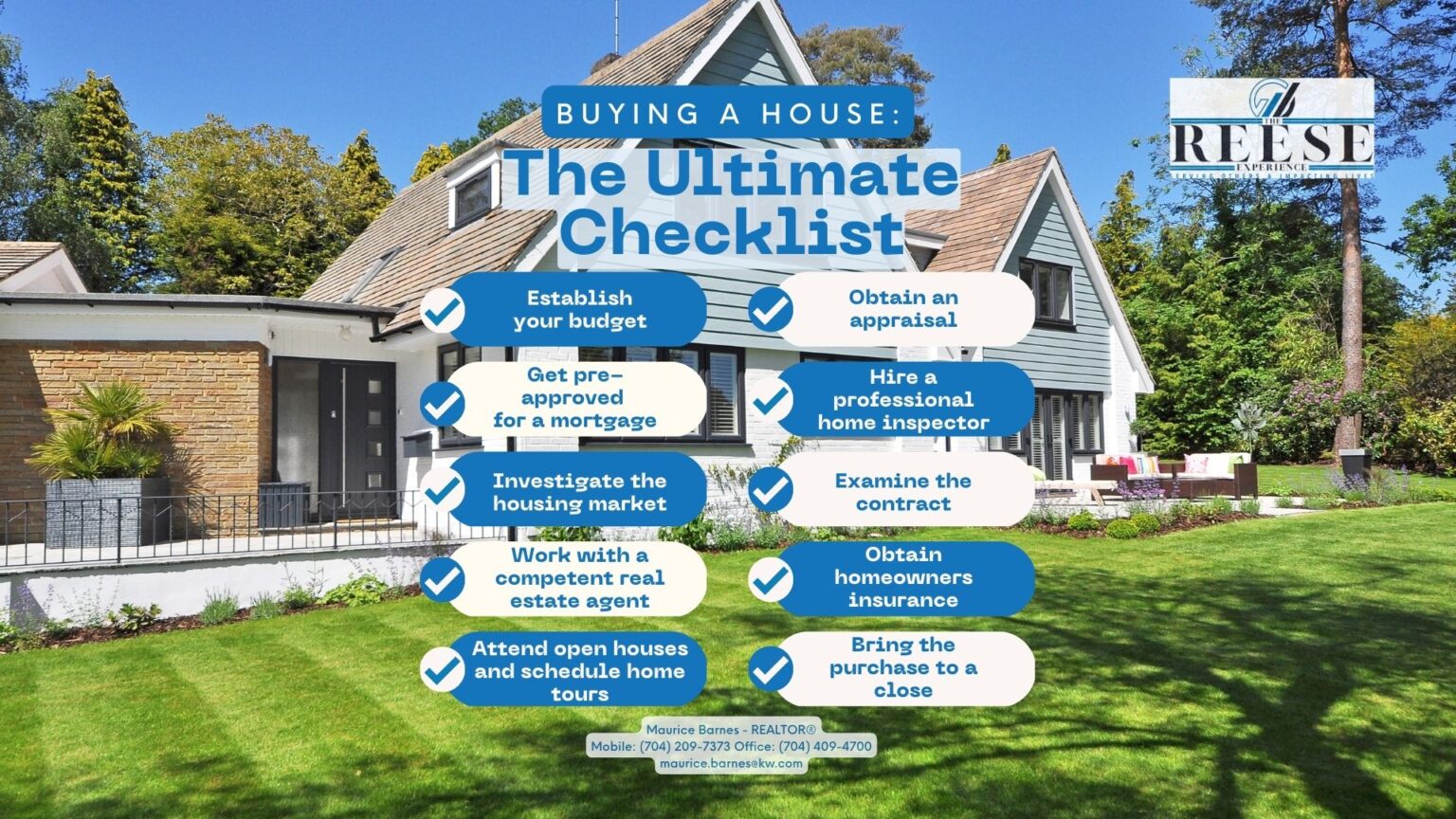 The Ultimate Home Buying Checklist The Reese Experience